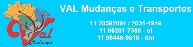 Val Mudanças e Transportes para todo o Brasil