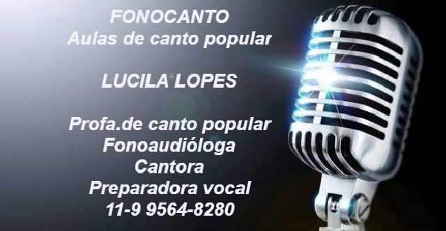 Aulas de canto