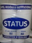 Papel Hig rolão Status -100%celulose
