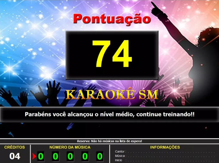 Karaoke pontuação