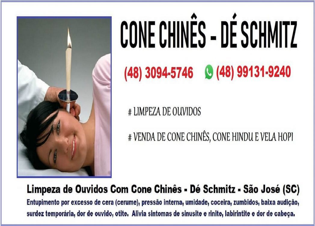 Cone Chinês - Fabricação e Venda de Cone Chinês - Dé Schmitz - Terapeuta - 1a