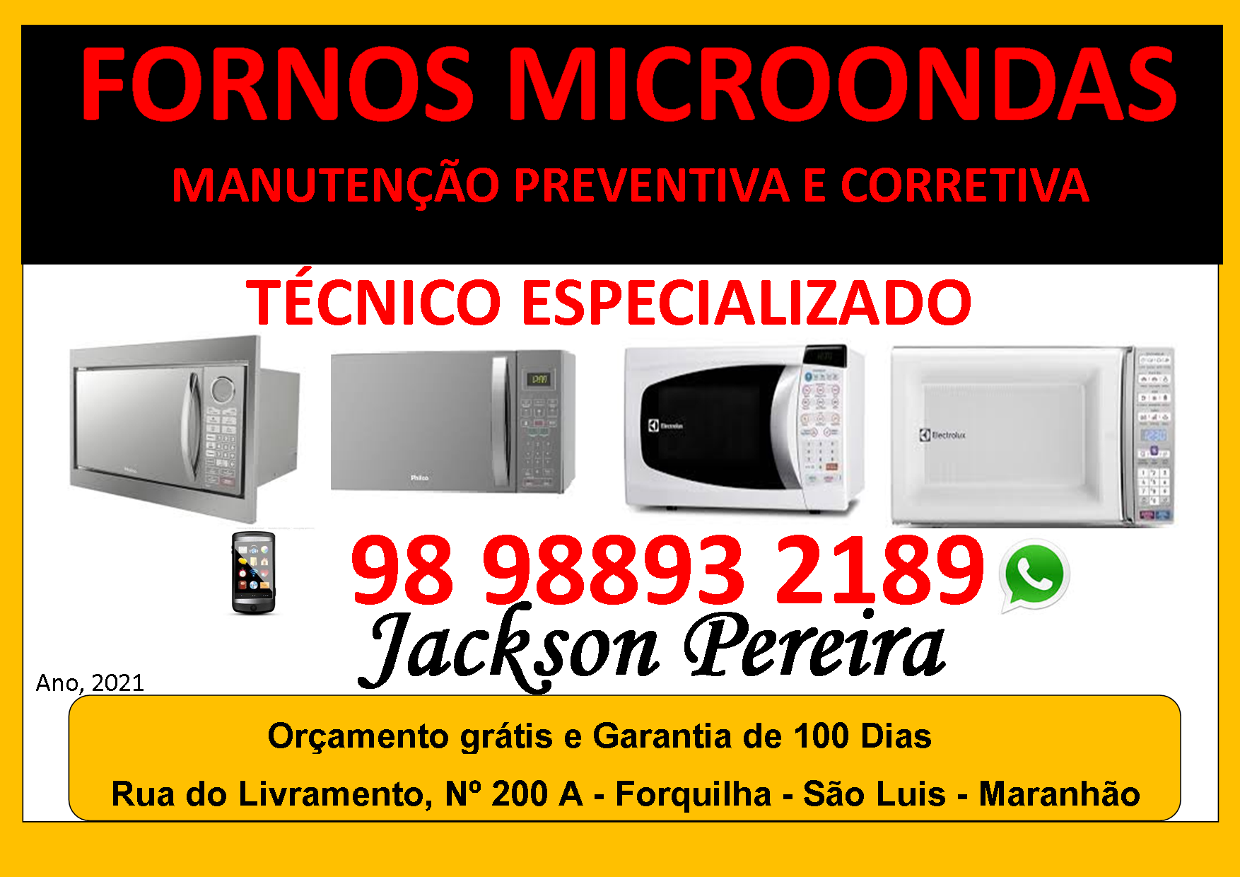 Fornos eletricos e microondas - 2021-05-01