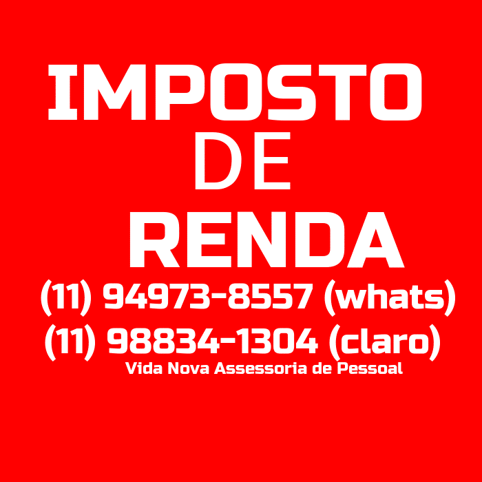 Imposto de Renda Vermelho