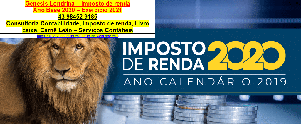 IMPOSTO DE RENDA 2020 - 1 - GENESIS