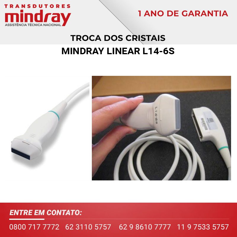 (4)-CRISTAL-TRANSDUTOR-MINDRAY-LINEAR-L14-6S