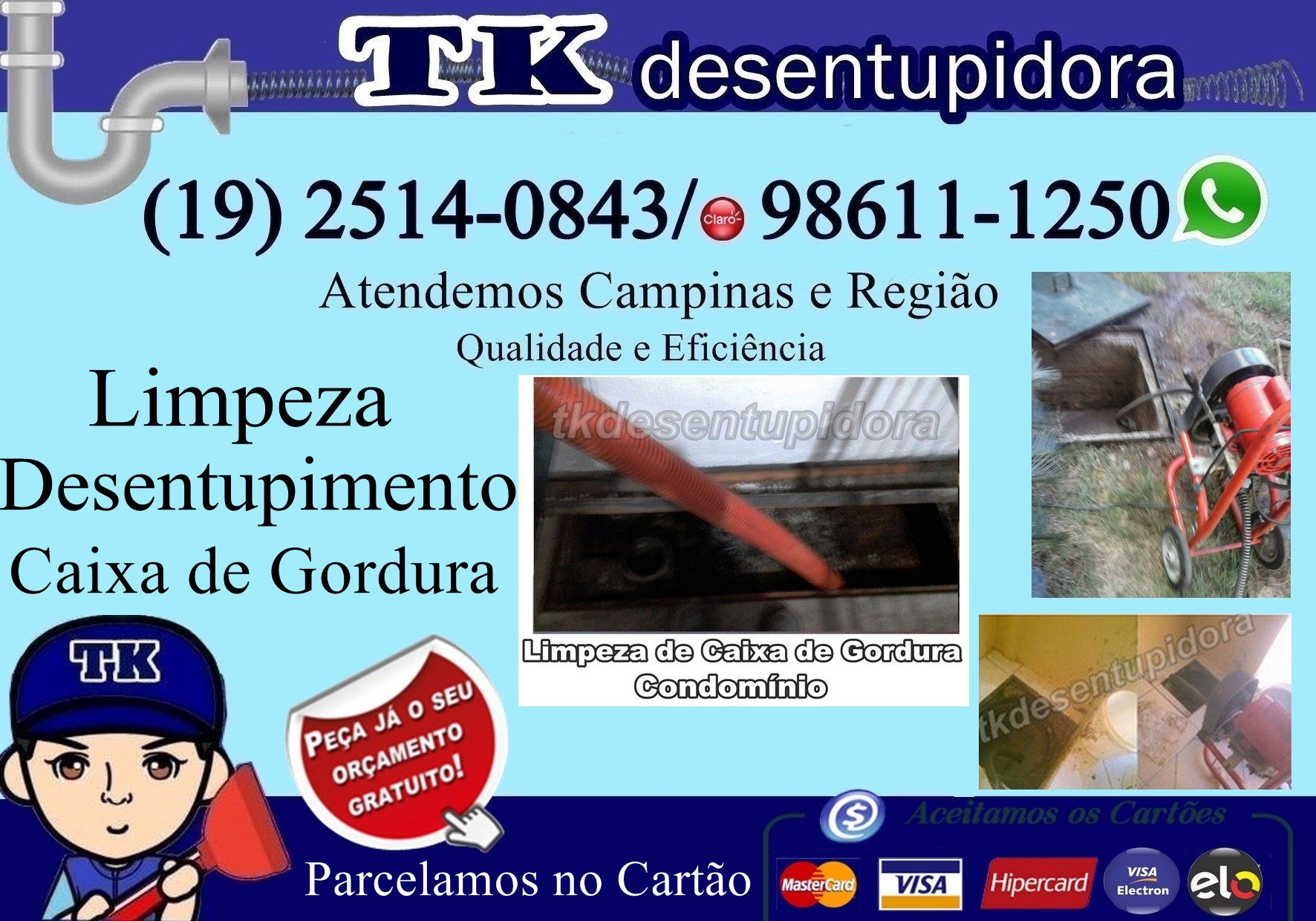 DESENTUPIDORA EM JARDIM CAMPOS ELÍSEOS CAMPINAS