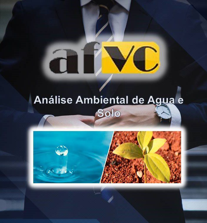 AFVC analise agua e solo