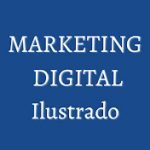 logo marketing digital ilustrado
