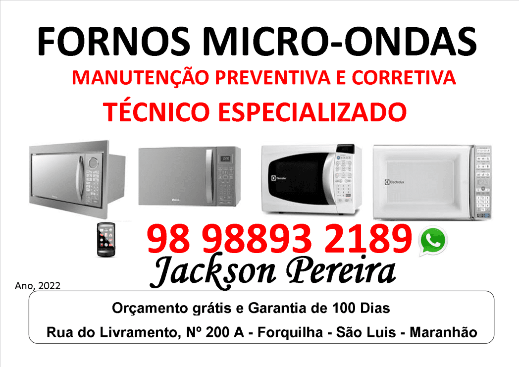 Fornos eletricos e microondas branco- 21 - 01 - 22