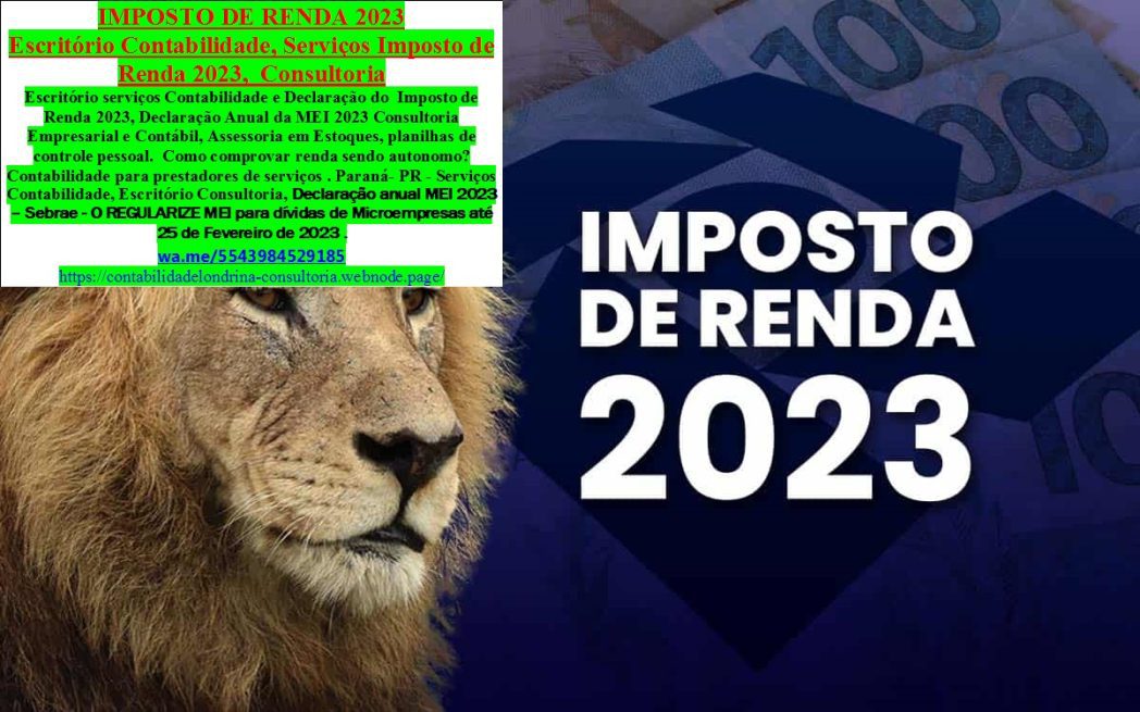 2023 - IMPOSTO DE RENDA 02 -